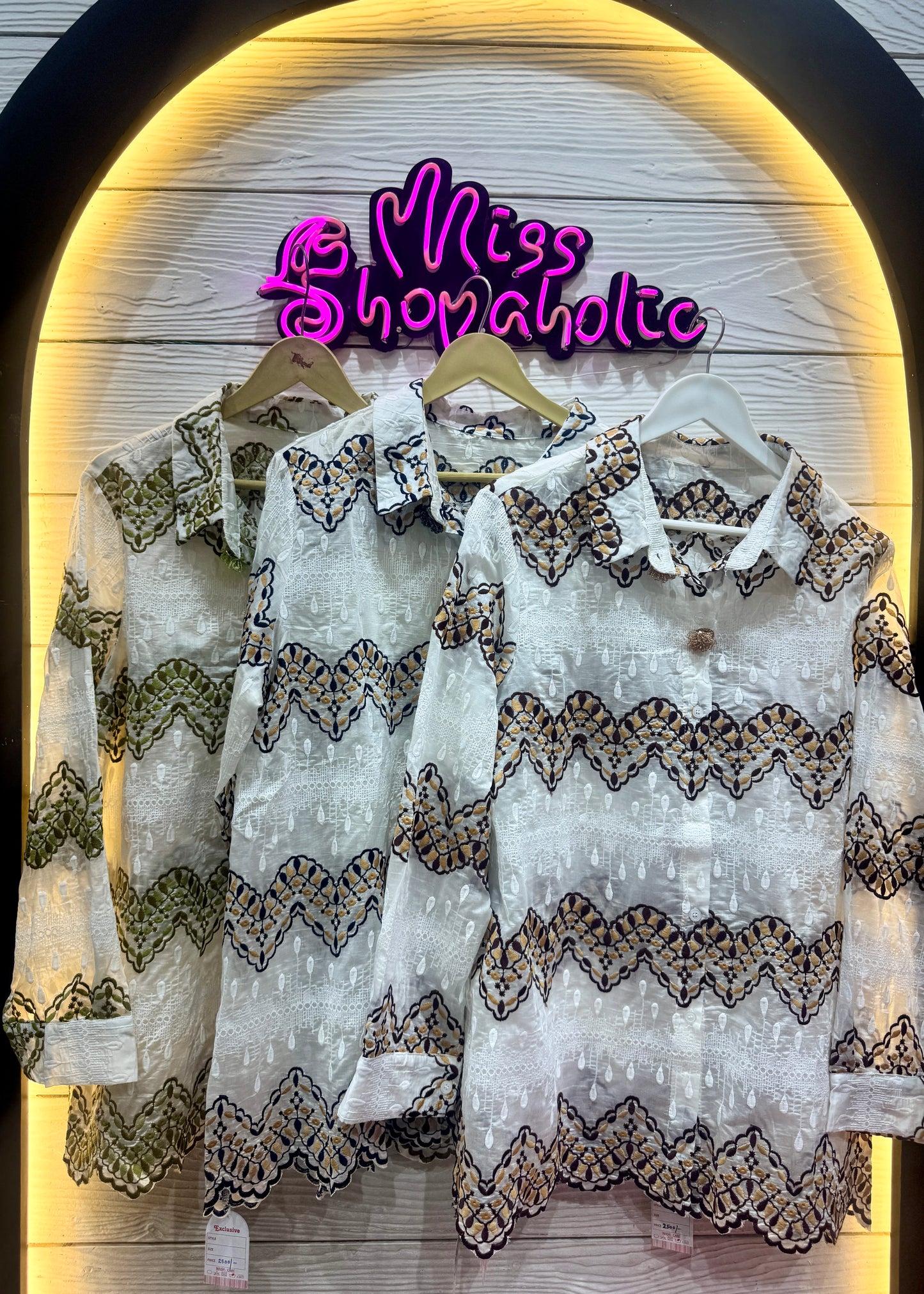 Fancy Embroidered Cotton Shirt for Women