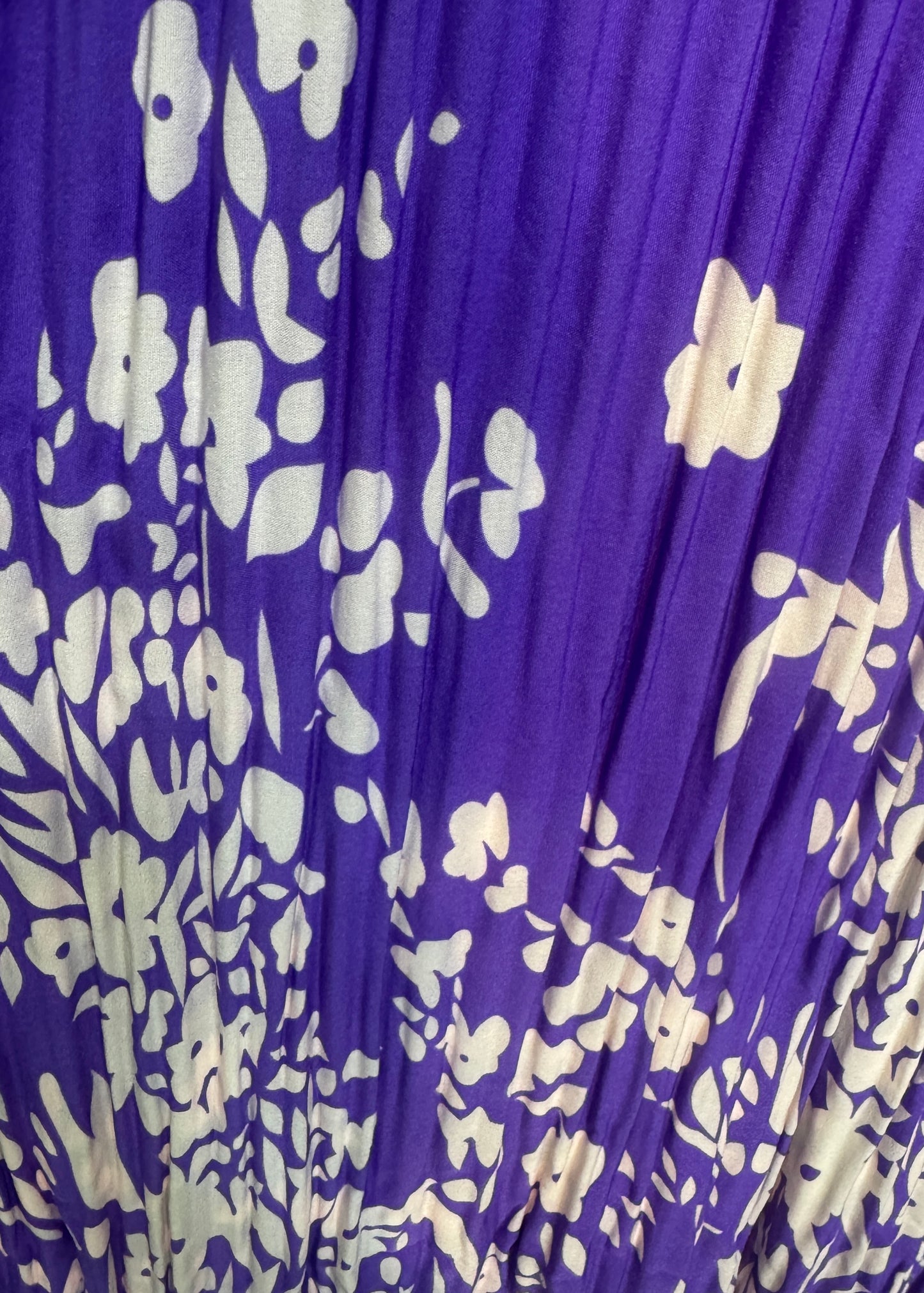 Printed Pleated Midi Dress (P)