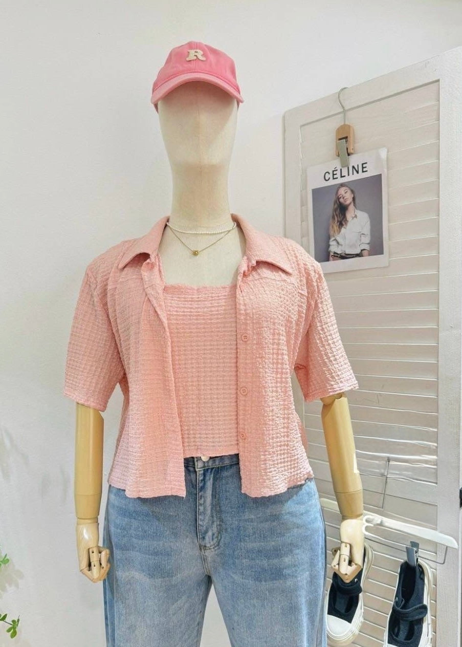 Plus Size 2Pc Shirt Set