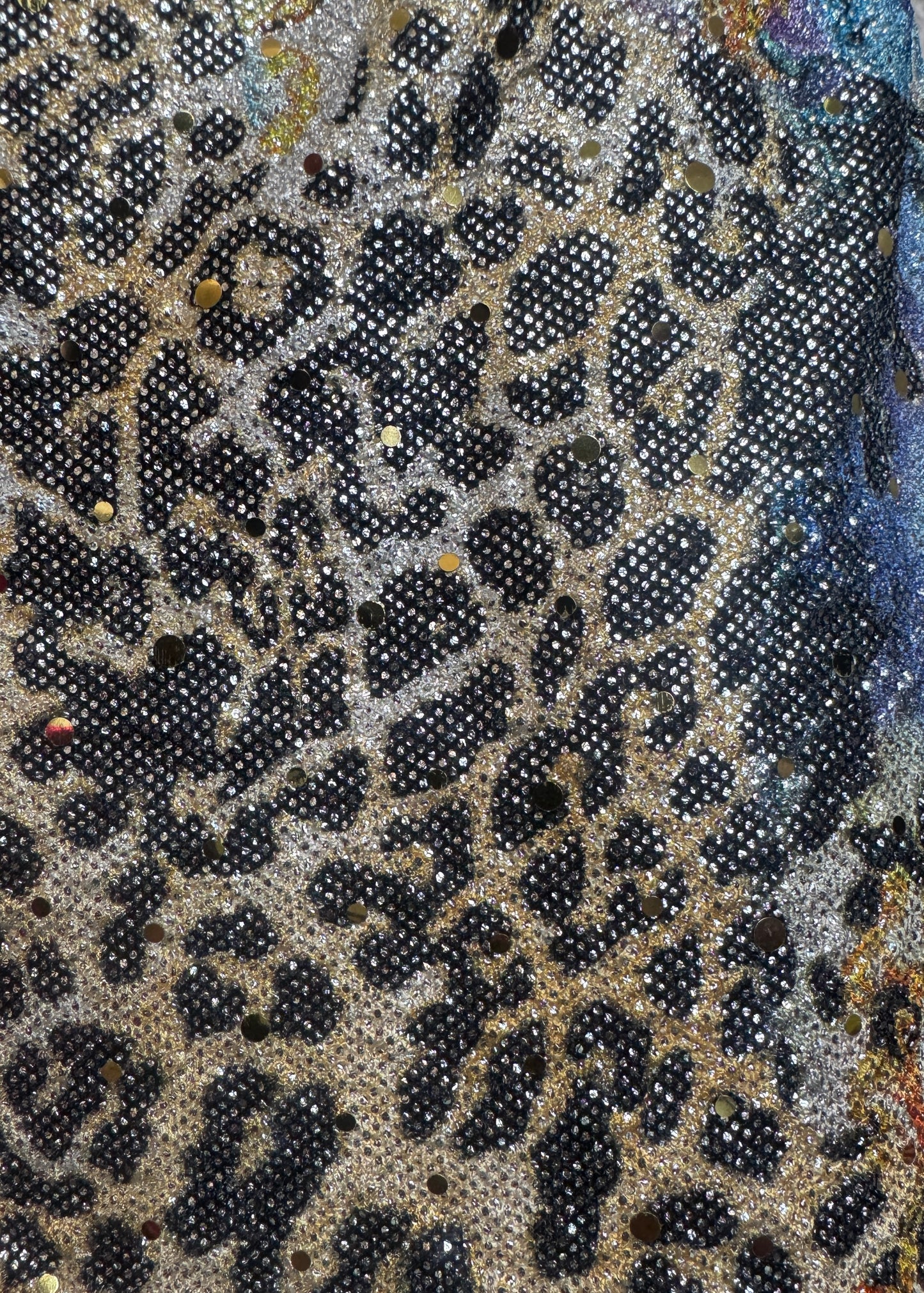 Animal Print Partywear Shimmer Bodycon Dress