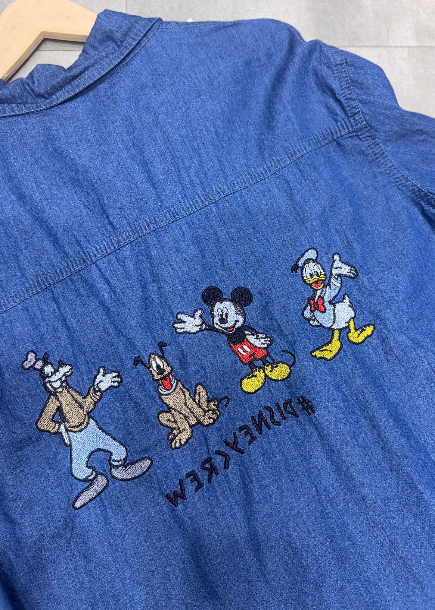 Light Denim Cartoon Shirts