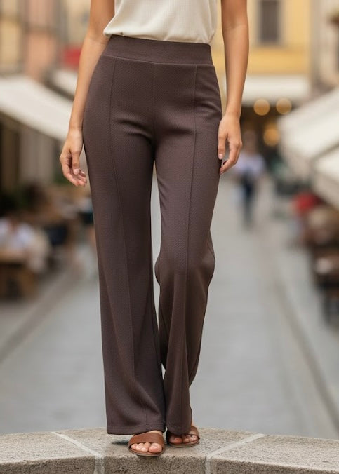 High waist Stretchable Flare Pant
