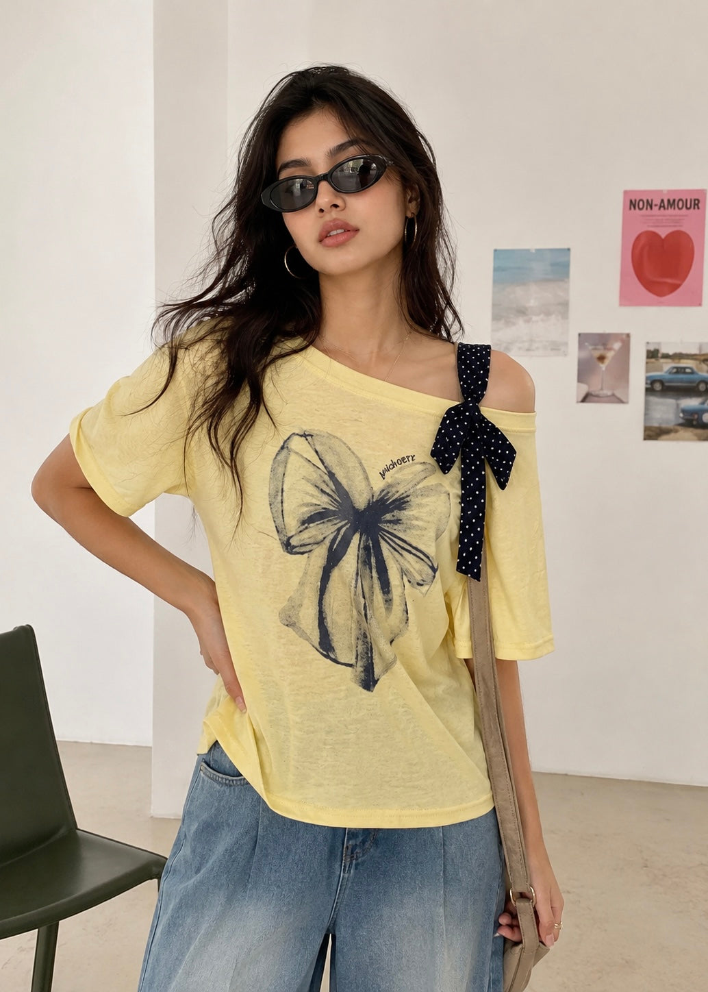 Bow Printed T-Shirt