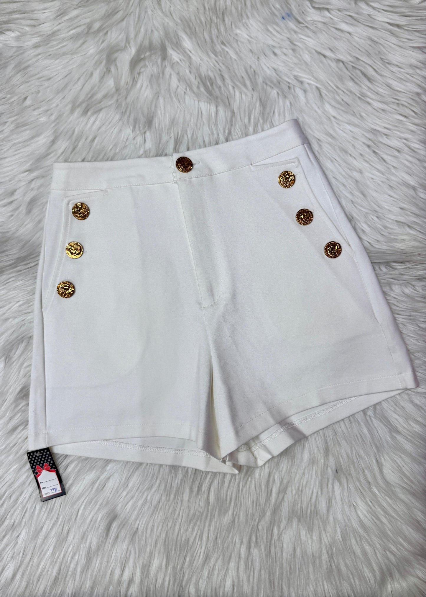 Classic White Shorts