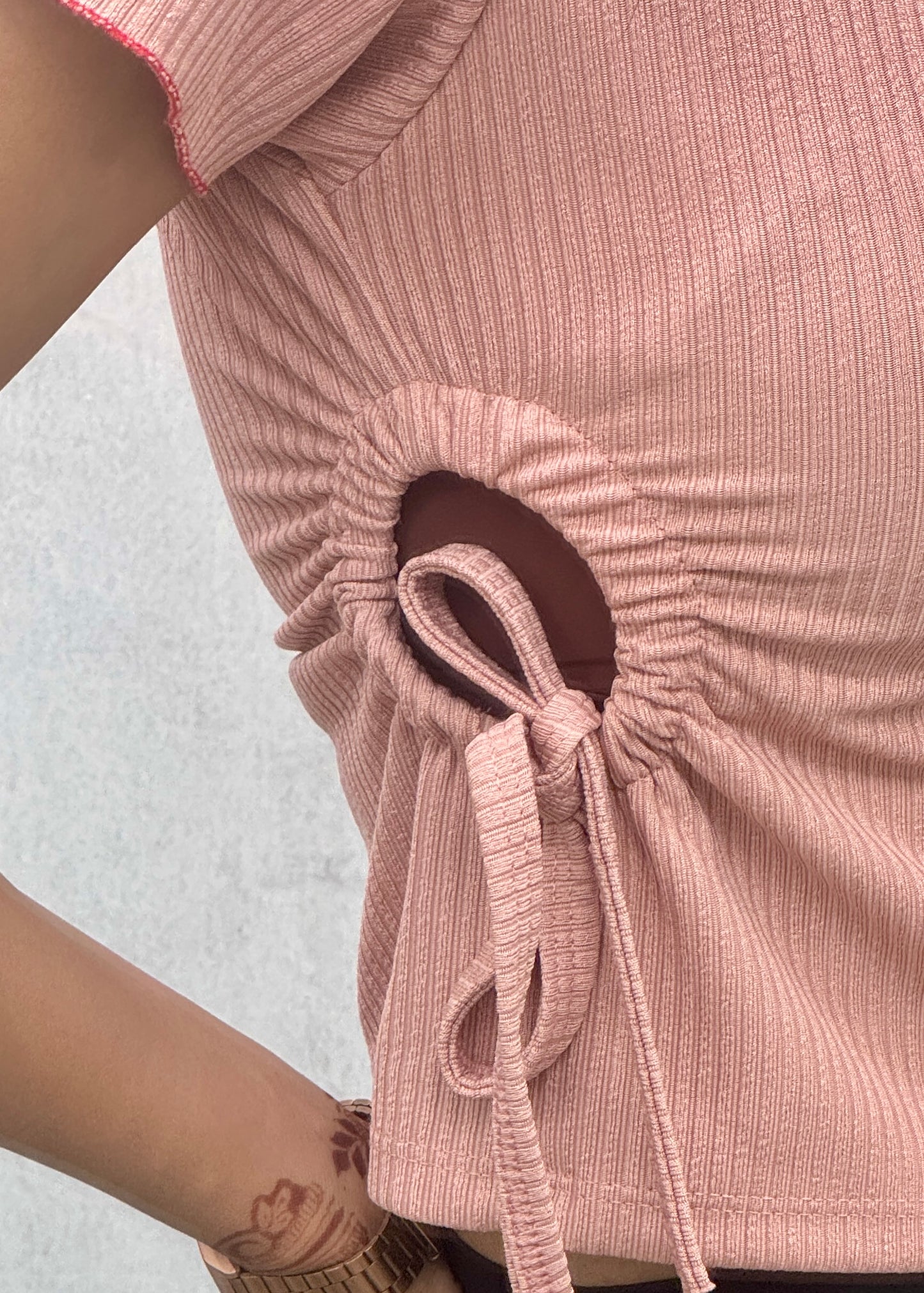 Casual Top with Side Cut