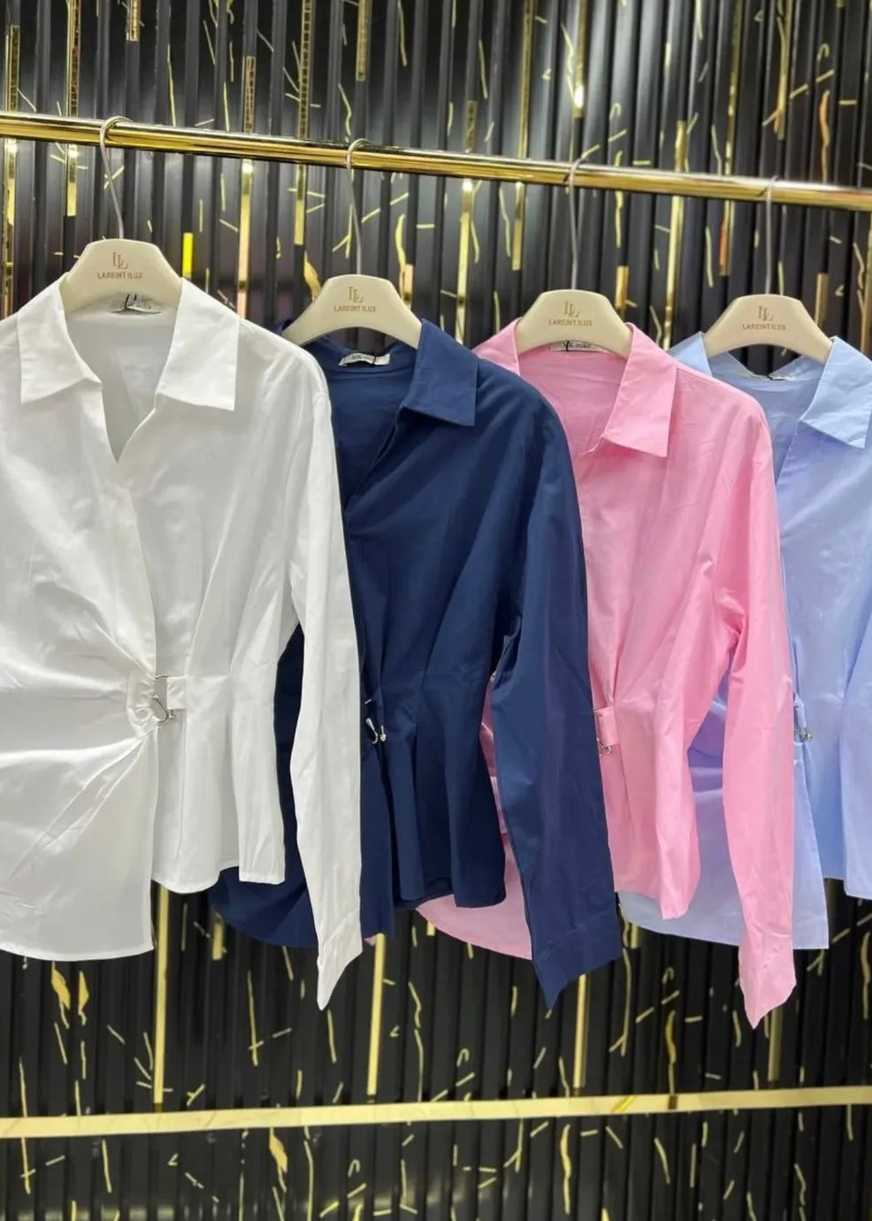 Plain Shirt with Side Ring