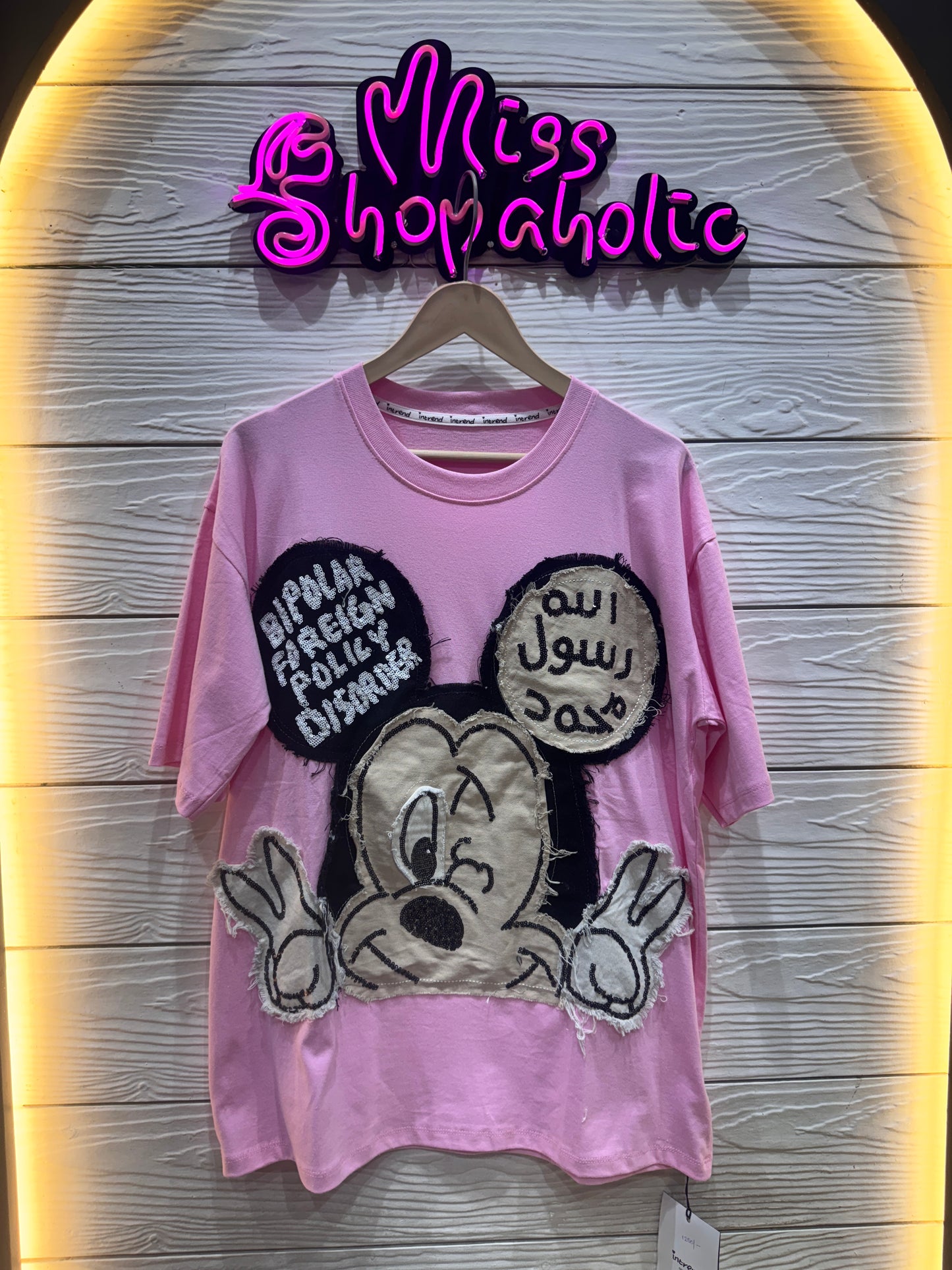 Long Oversized Mickey Mouse T-shirt