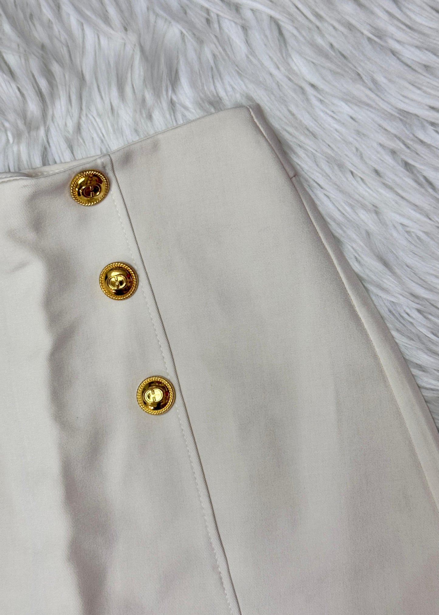 Premium Skort with Golden Buttons