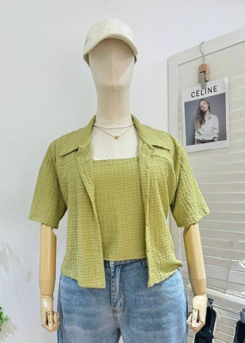 Plus Size 2Pc Shirt Set