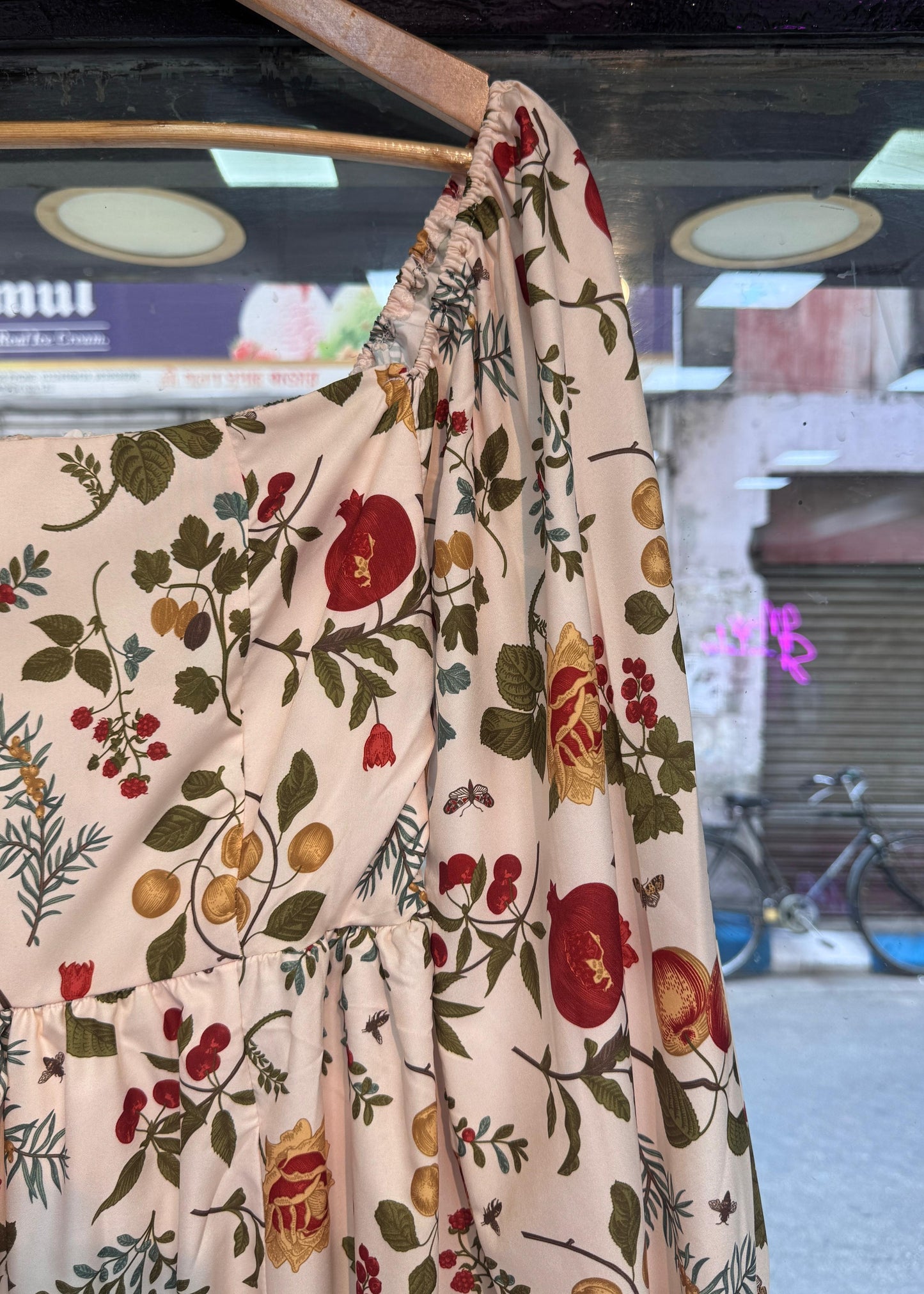 Fruity Floral Printed Dress