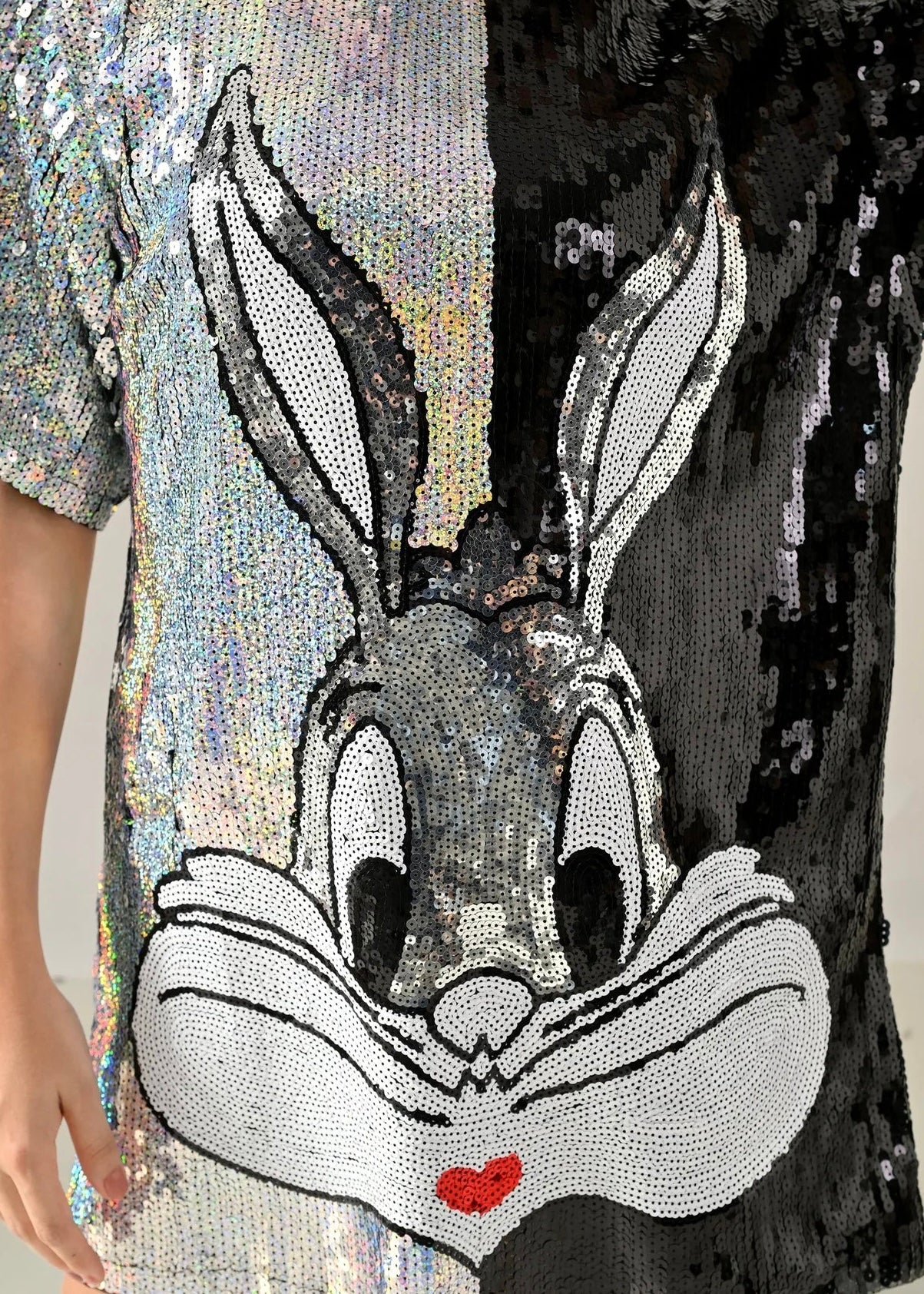 Sequins T-Shirt Dress