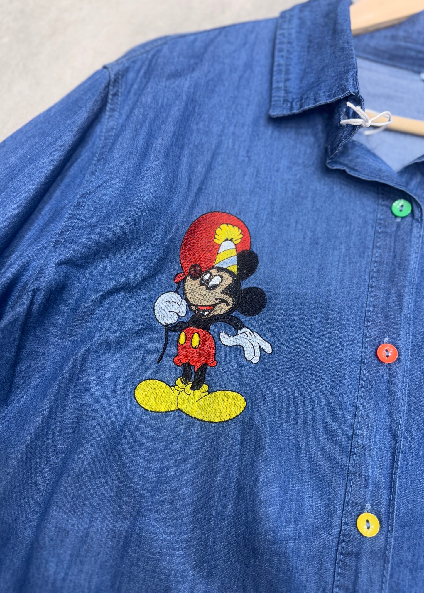 Light Denim Cartoon Shirts