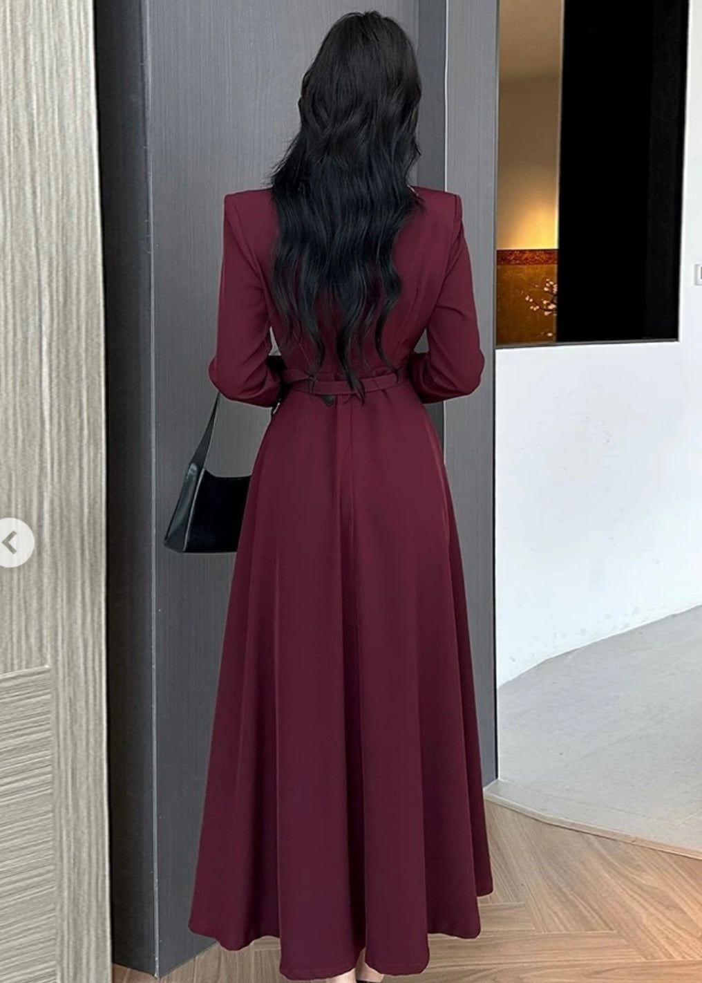 Vintage Style Partywear Long Dress