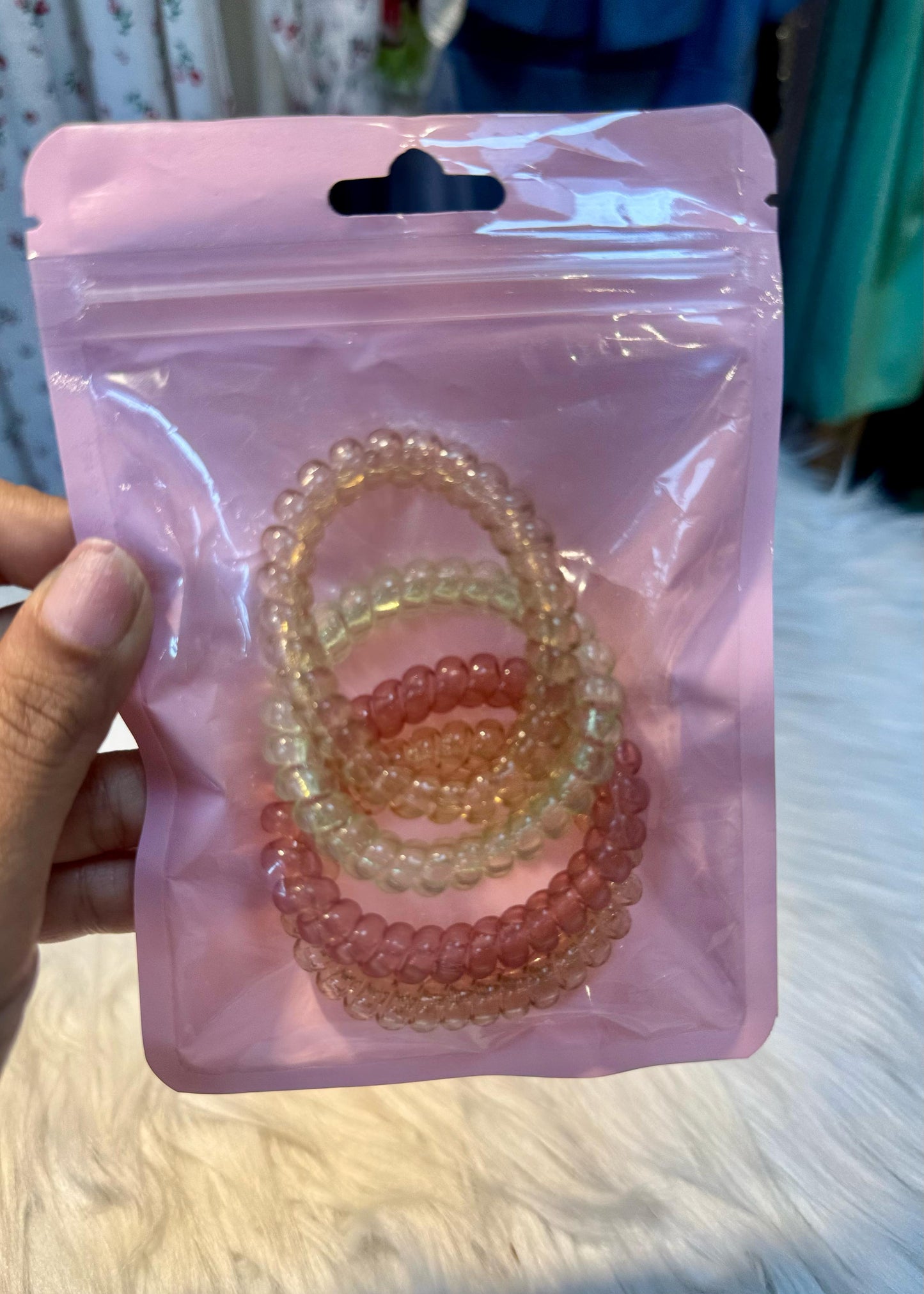 Set of 4 Spiral Hair Bands