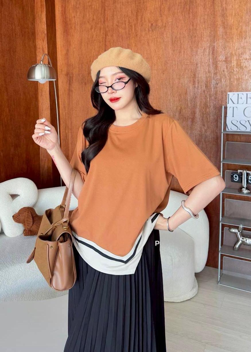 2 Pc Half Plain Half Pleated Coord Set