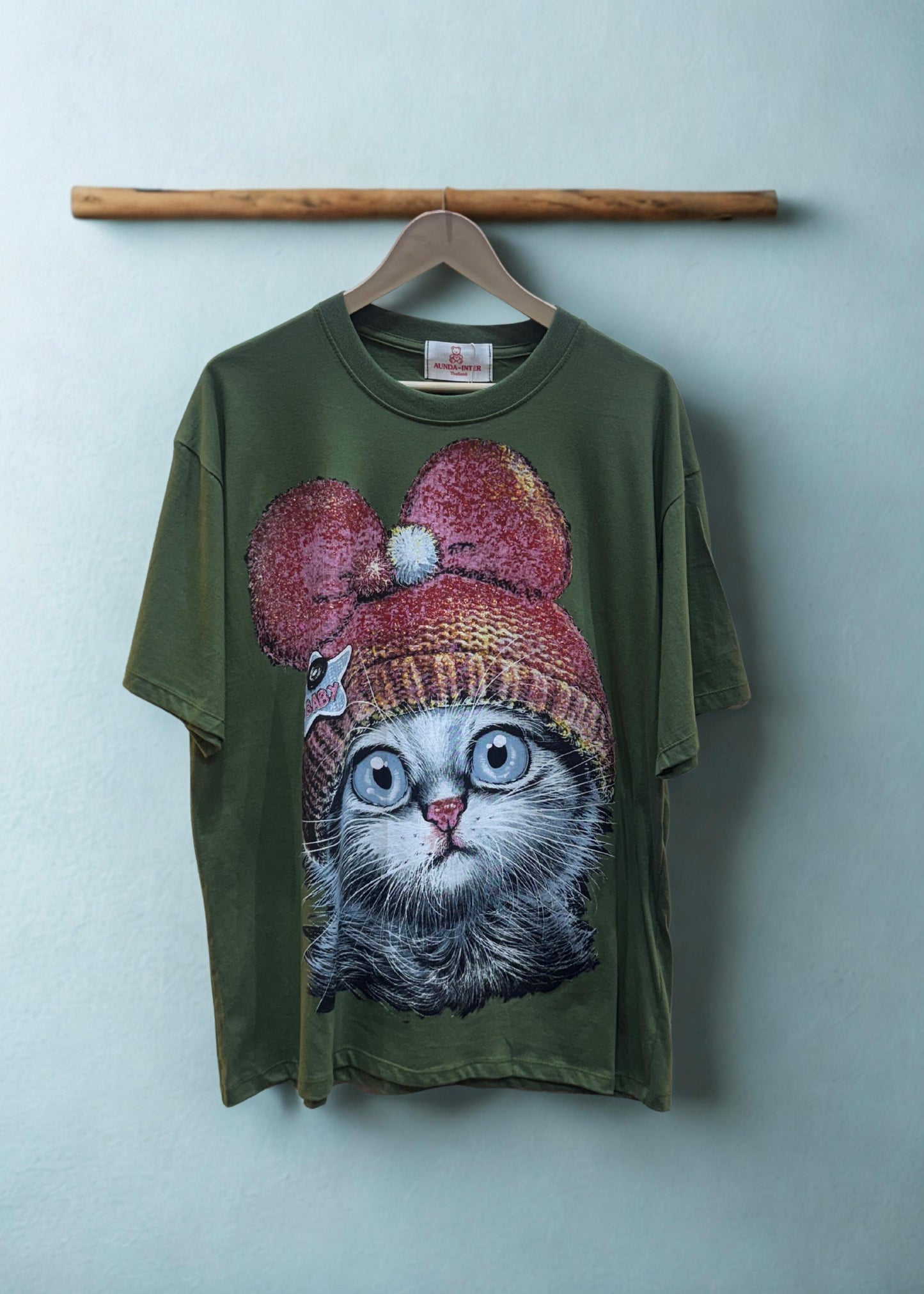 Cat Printed Oversized T-shirt