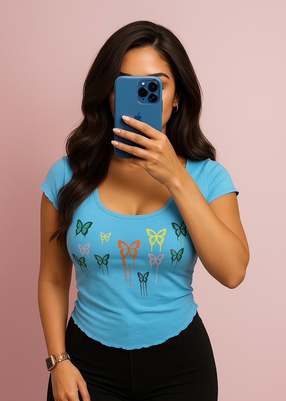 Cute Printed & Padded Top