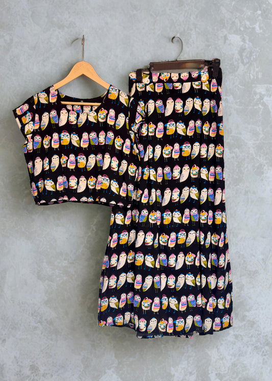 2 Pc T-shirt & Skirt set