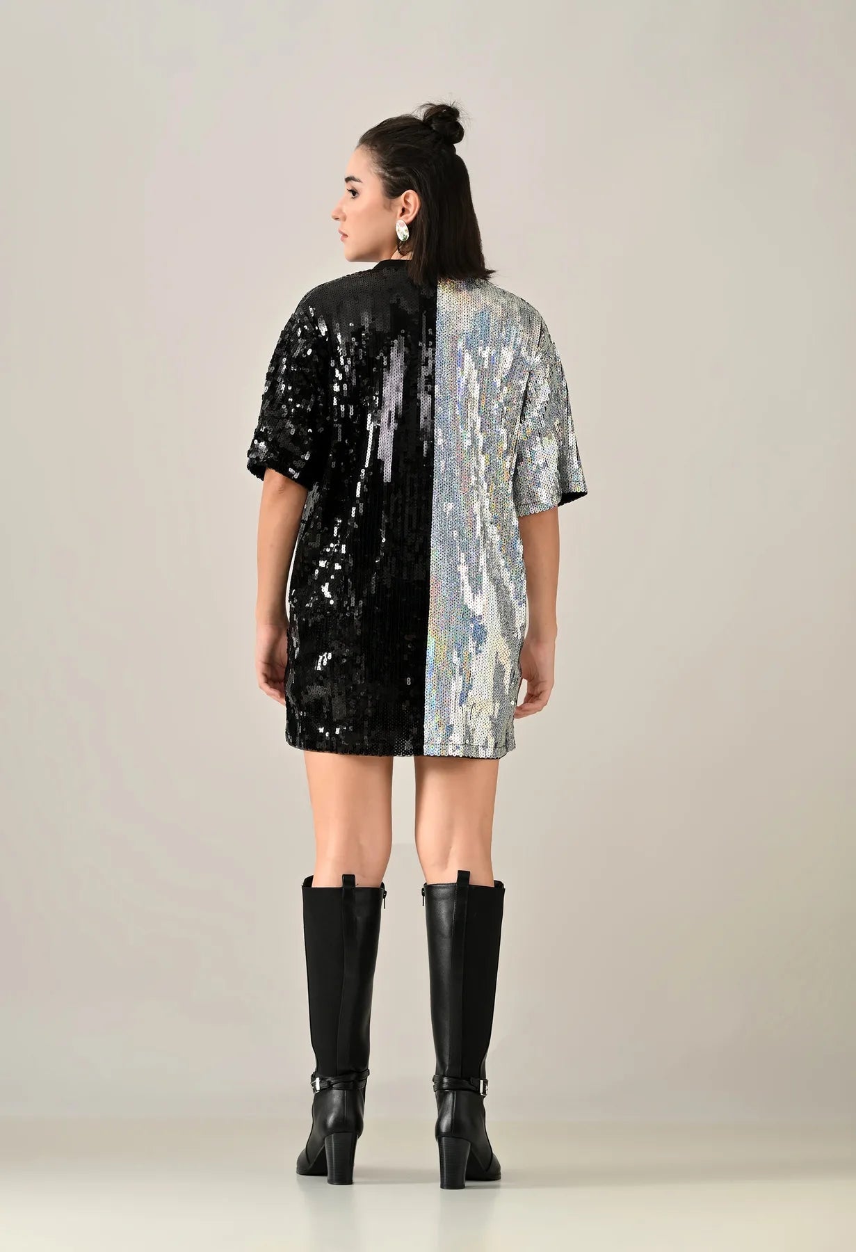 Sequins T-Shirt Dress
