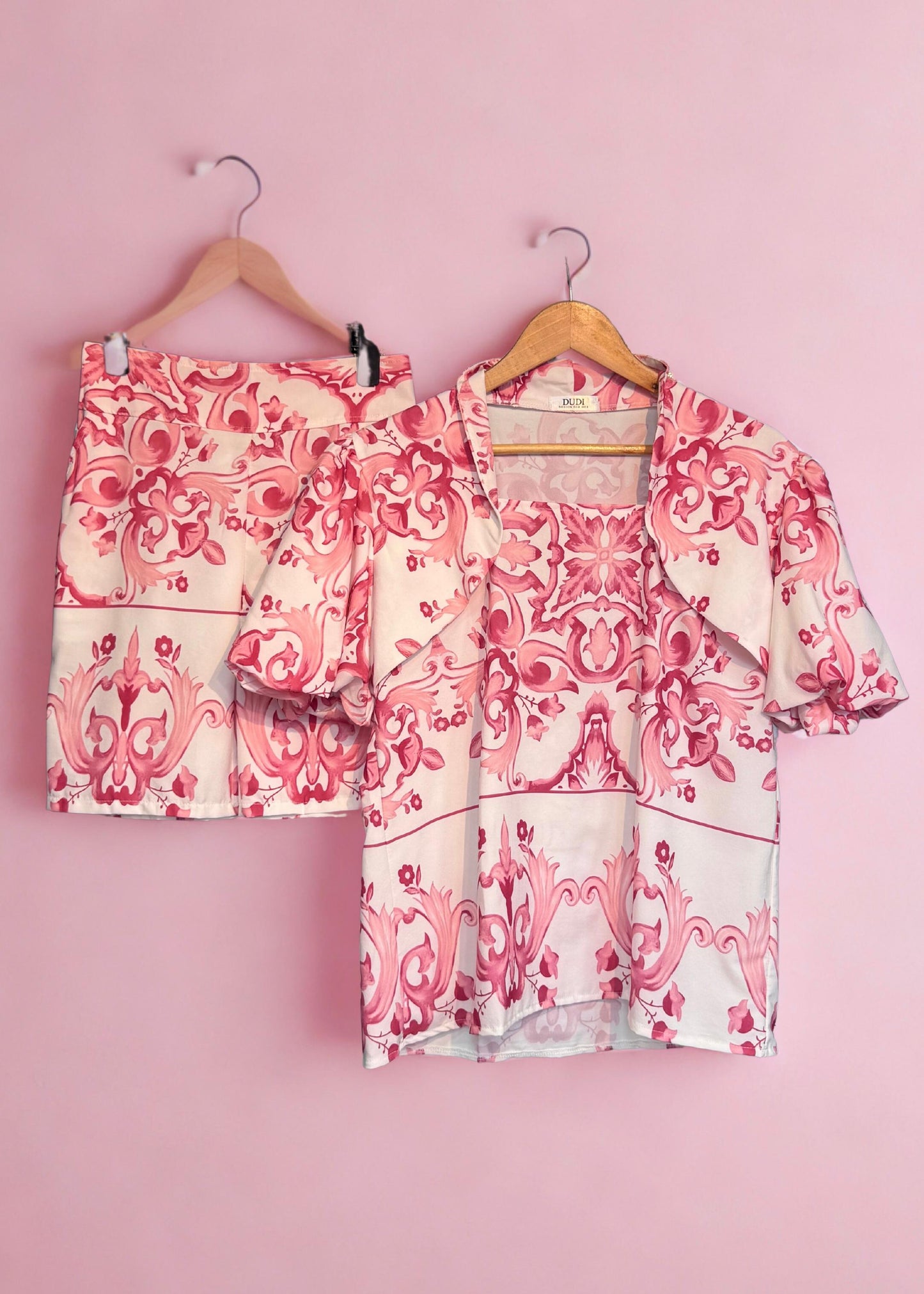 2 Pc T-shirt & Skirt set