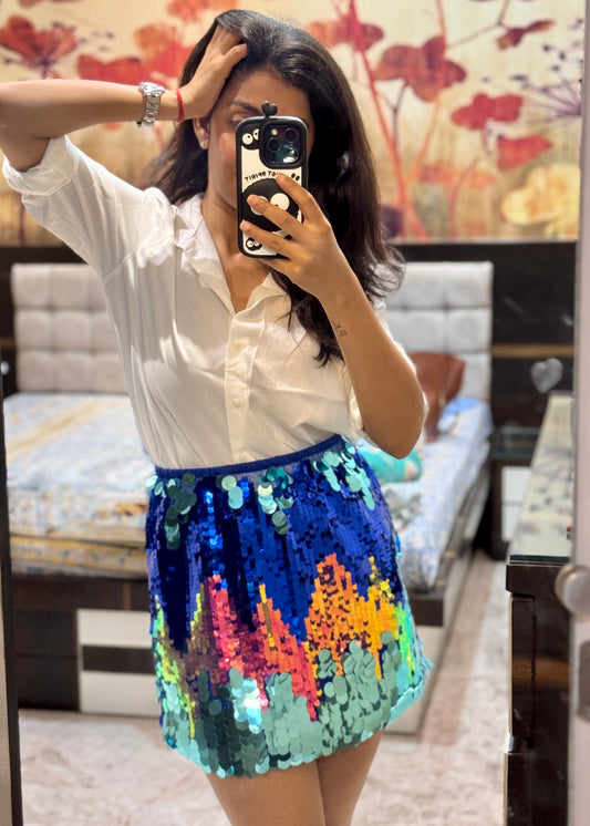 Short Sequins Skirt (shaded)