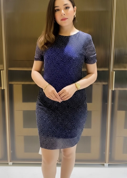 Partywear Shimmer Short Dress