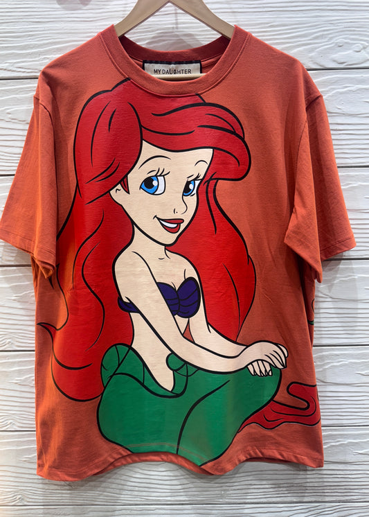 Mermaid Oversized Printed T-shirt