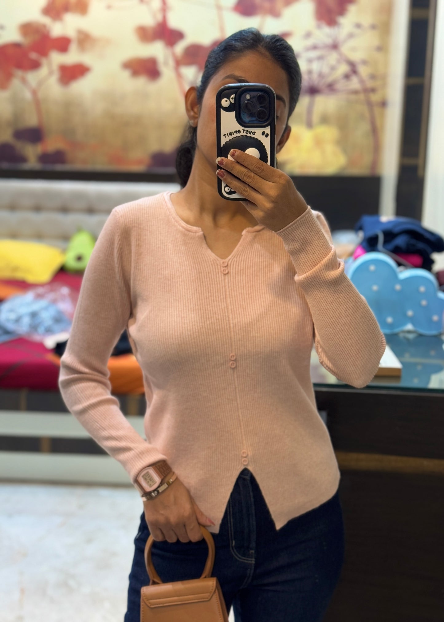 Plain Classic Knitted Top