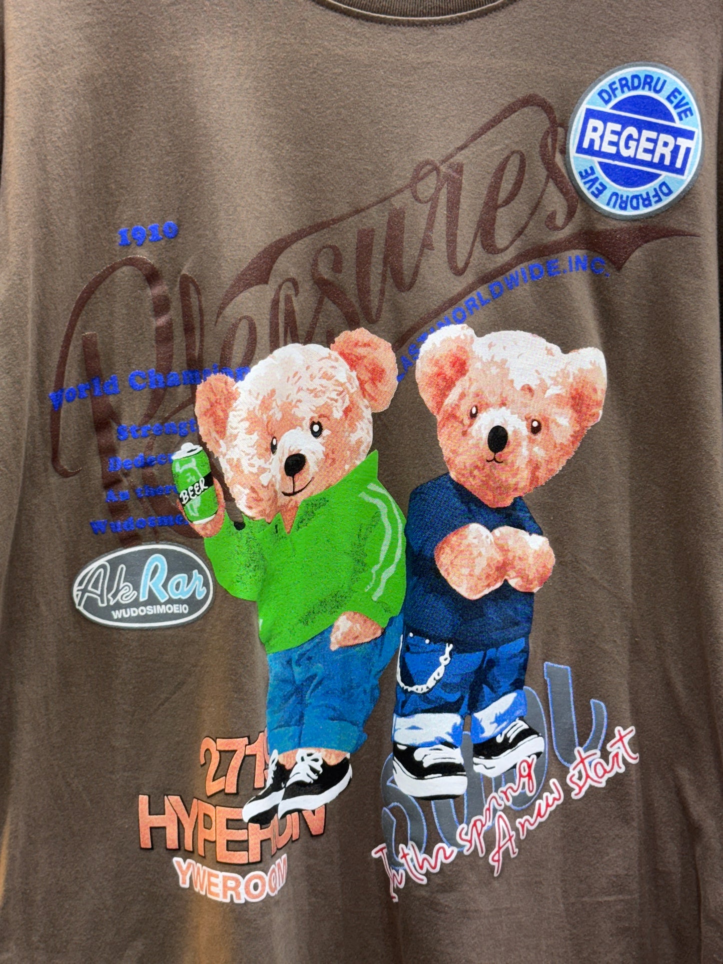 Teddy Printed Oversized T-shirt