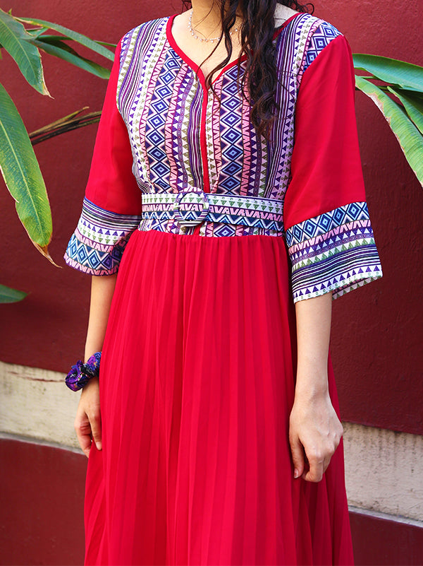 Long Indo-Western Dress