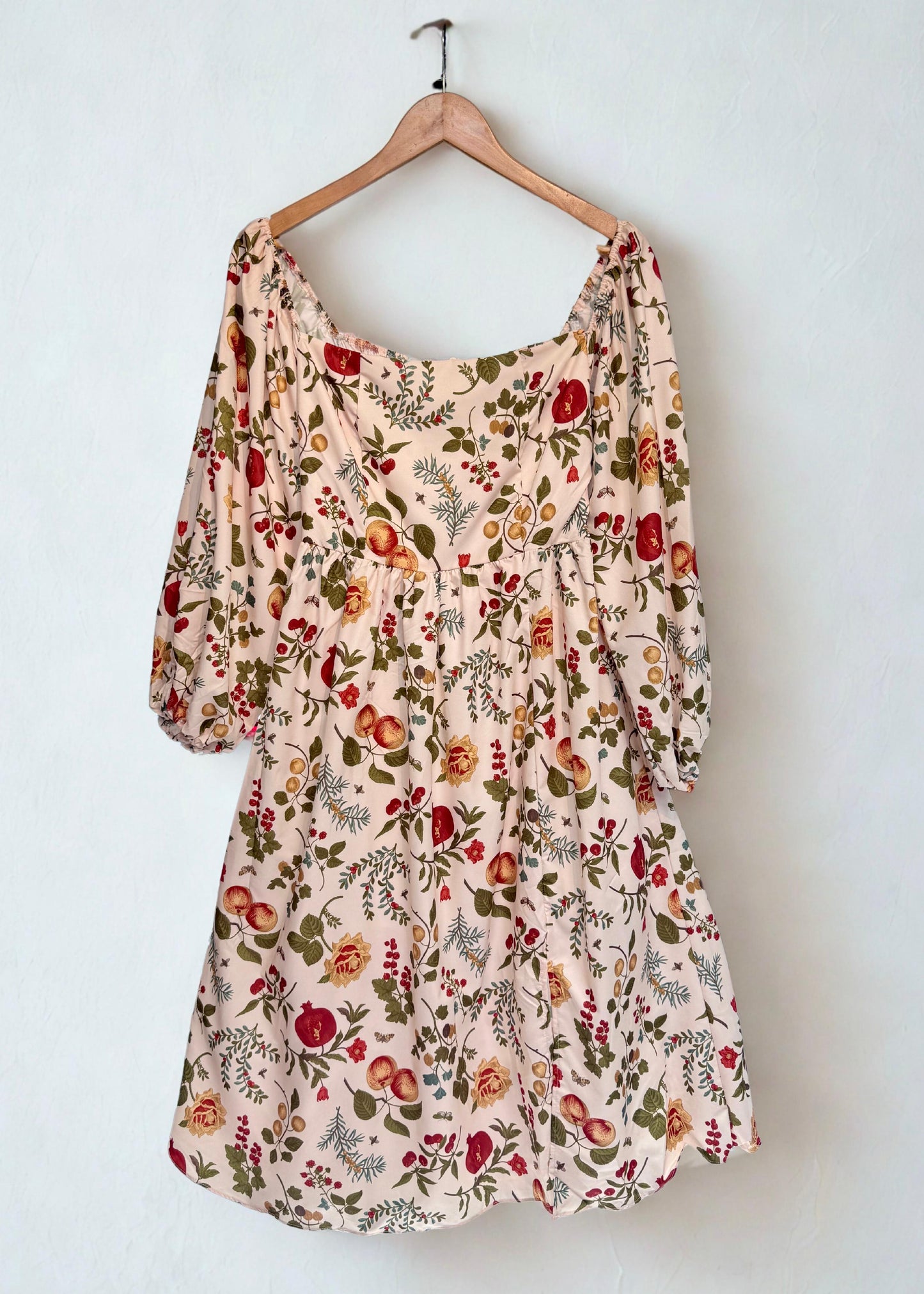 Fruity Floral Printed Dress