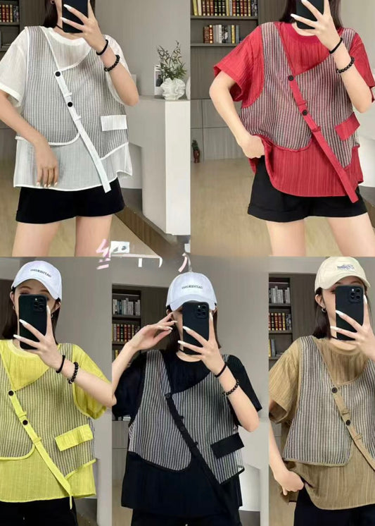Lightweight Top with Attached Overlay