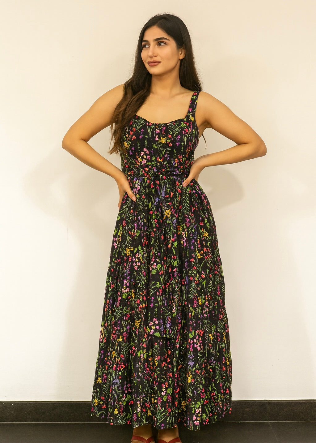 Floral Printed Long Dress