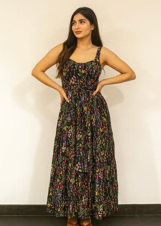 Floral Printed Long Dress
