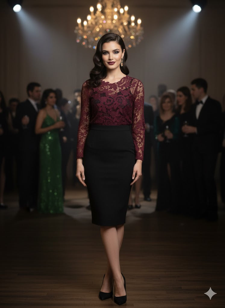 Partywear Cut Work Top