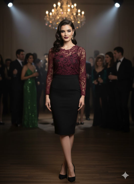 Partywear Cut Work Top