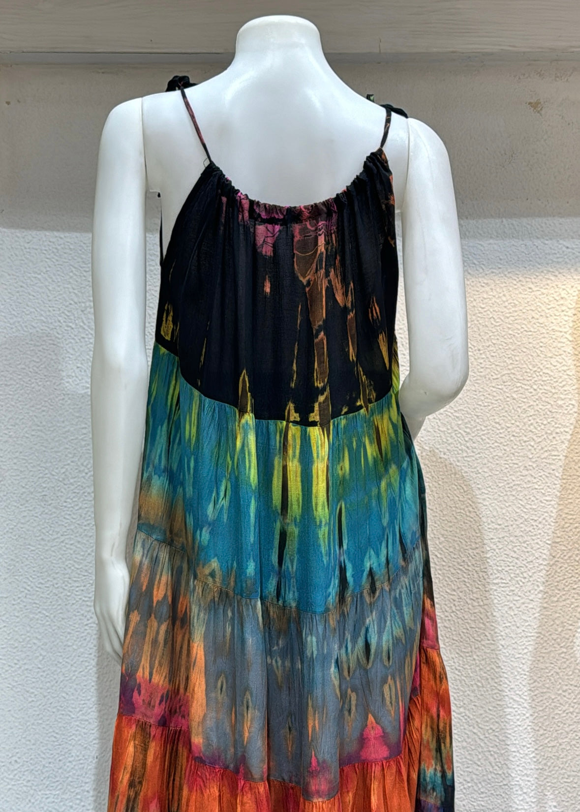 Tie Dye Printed Long Dress