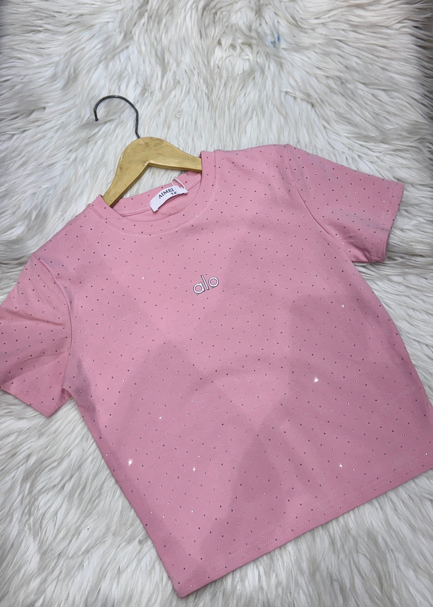 Stone studded T-shirt