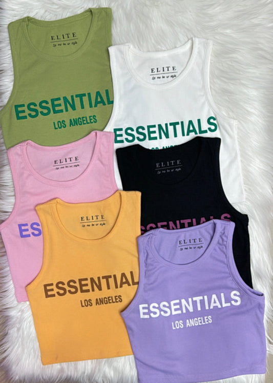 Basic Printed Tank Tops (E)