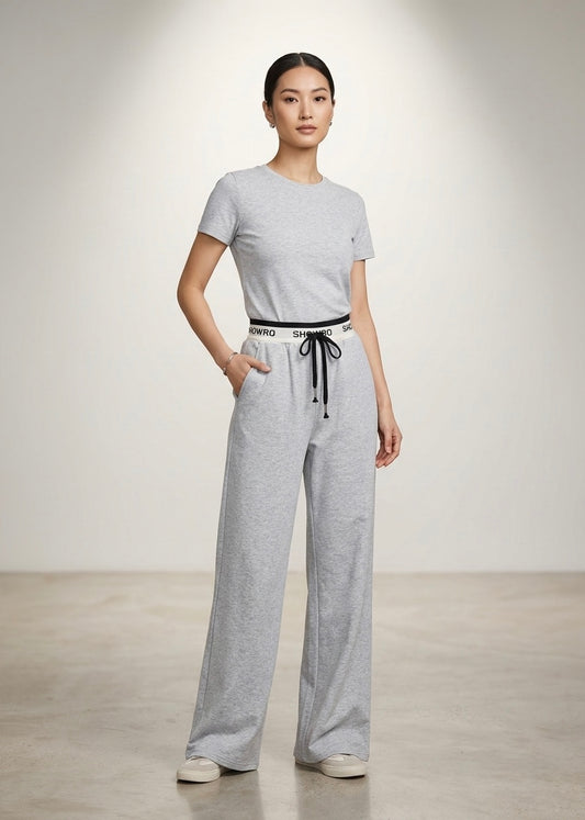 Sporty Grey Track Pant
