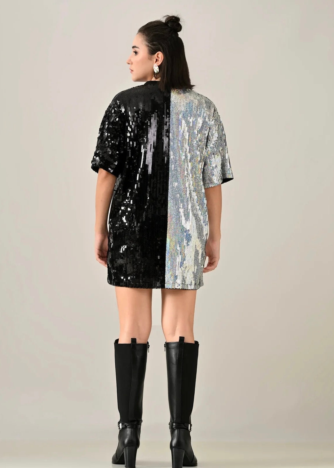 Sequins T-Shirt Dress