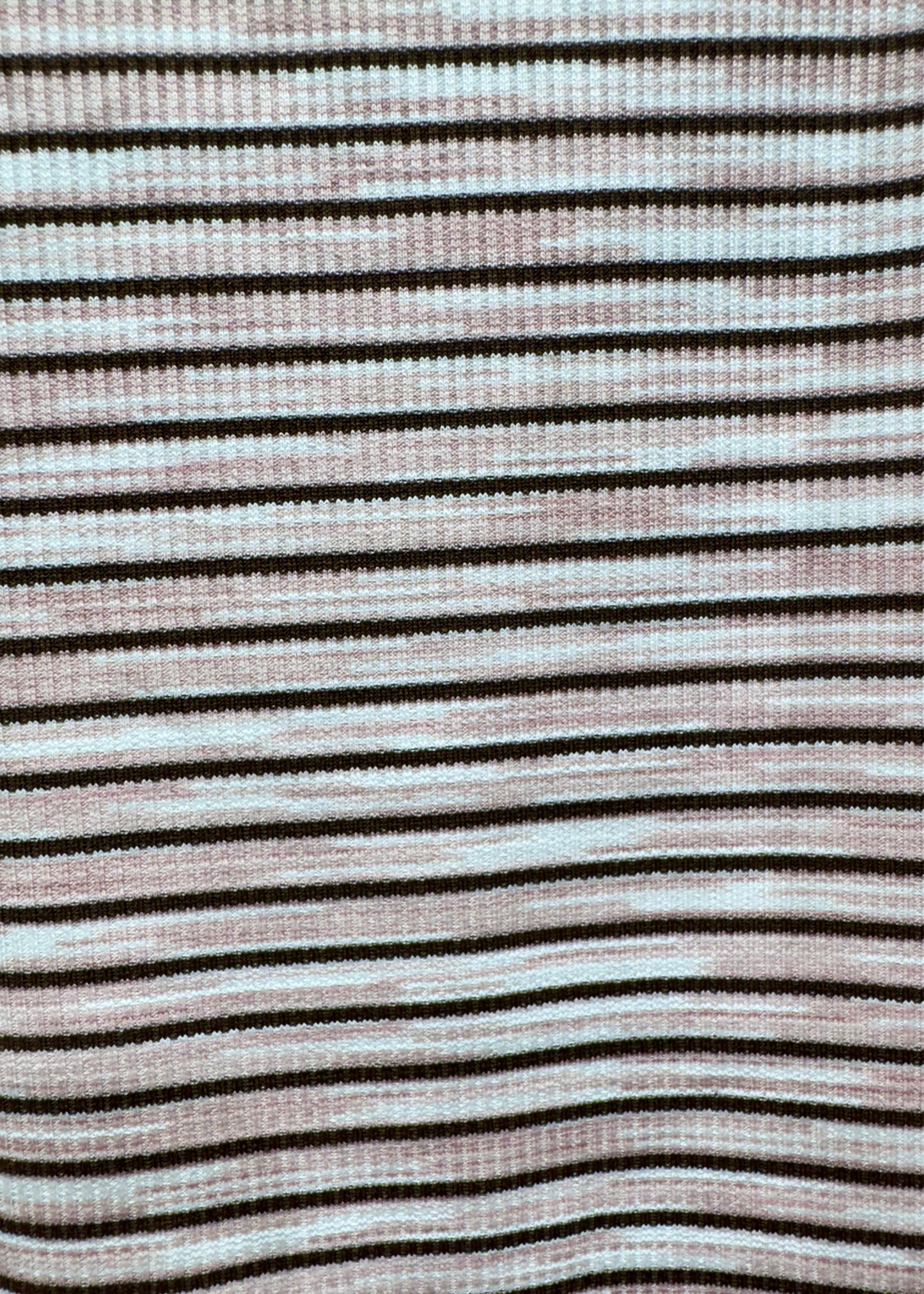 2 Pc Set - Plain Shirt with Striped Inner