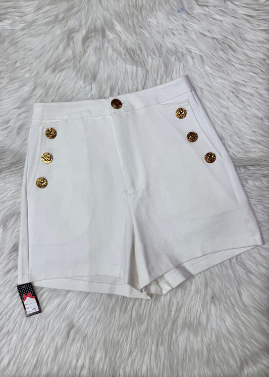 Classic White Shorts