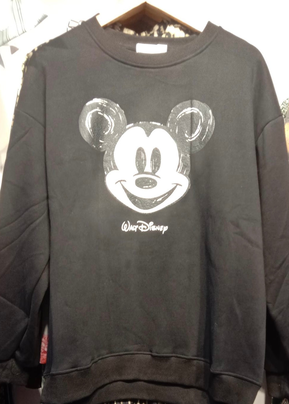 Mickey Printed Fleece Lining Sweatshirt