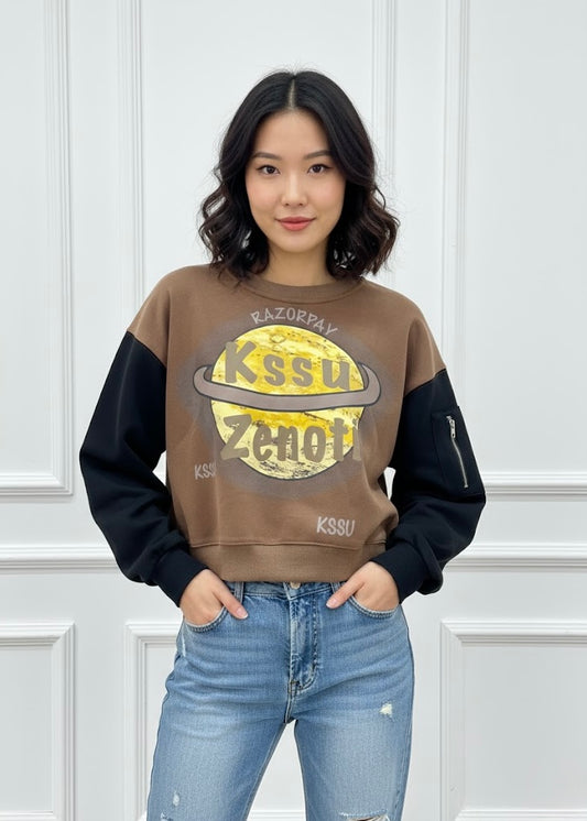 Casual Printed Sweatshirt (Kssu)