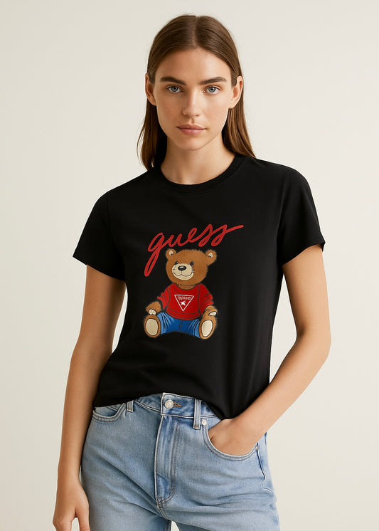 Red Teddy Printed T-shirt