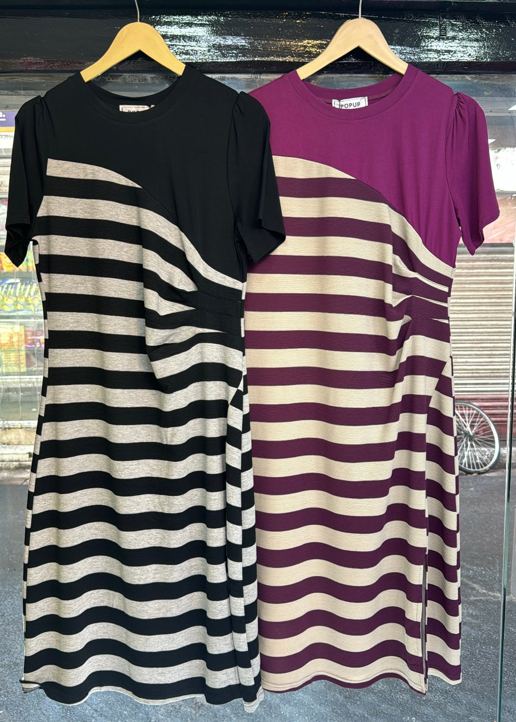 Classic Striped T-Shirt Dress