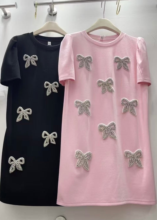 Cute T-shirt Dress (Bow)