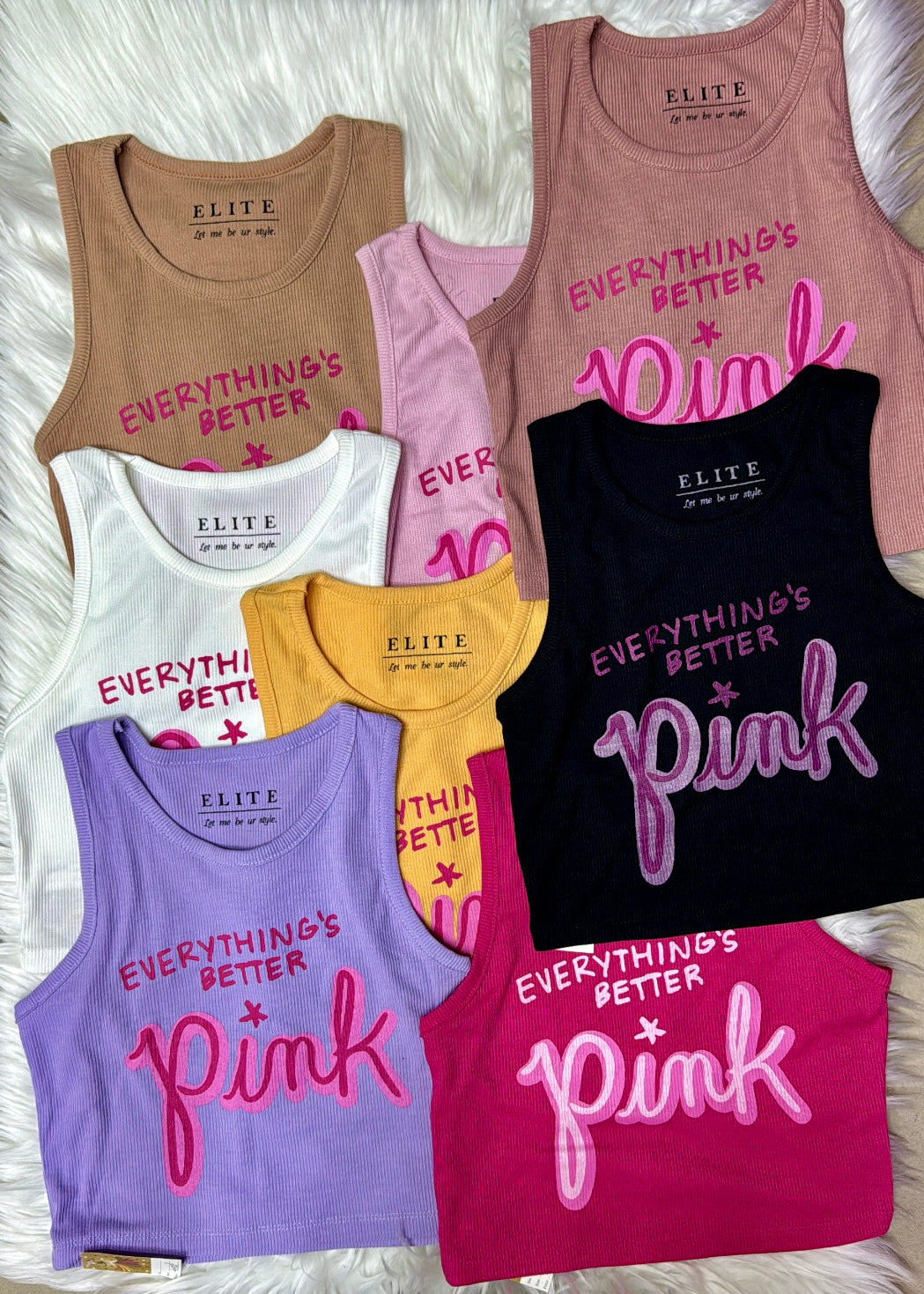 Basic Printed Tank Tops (P)