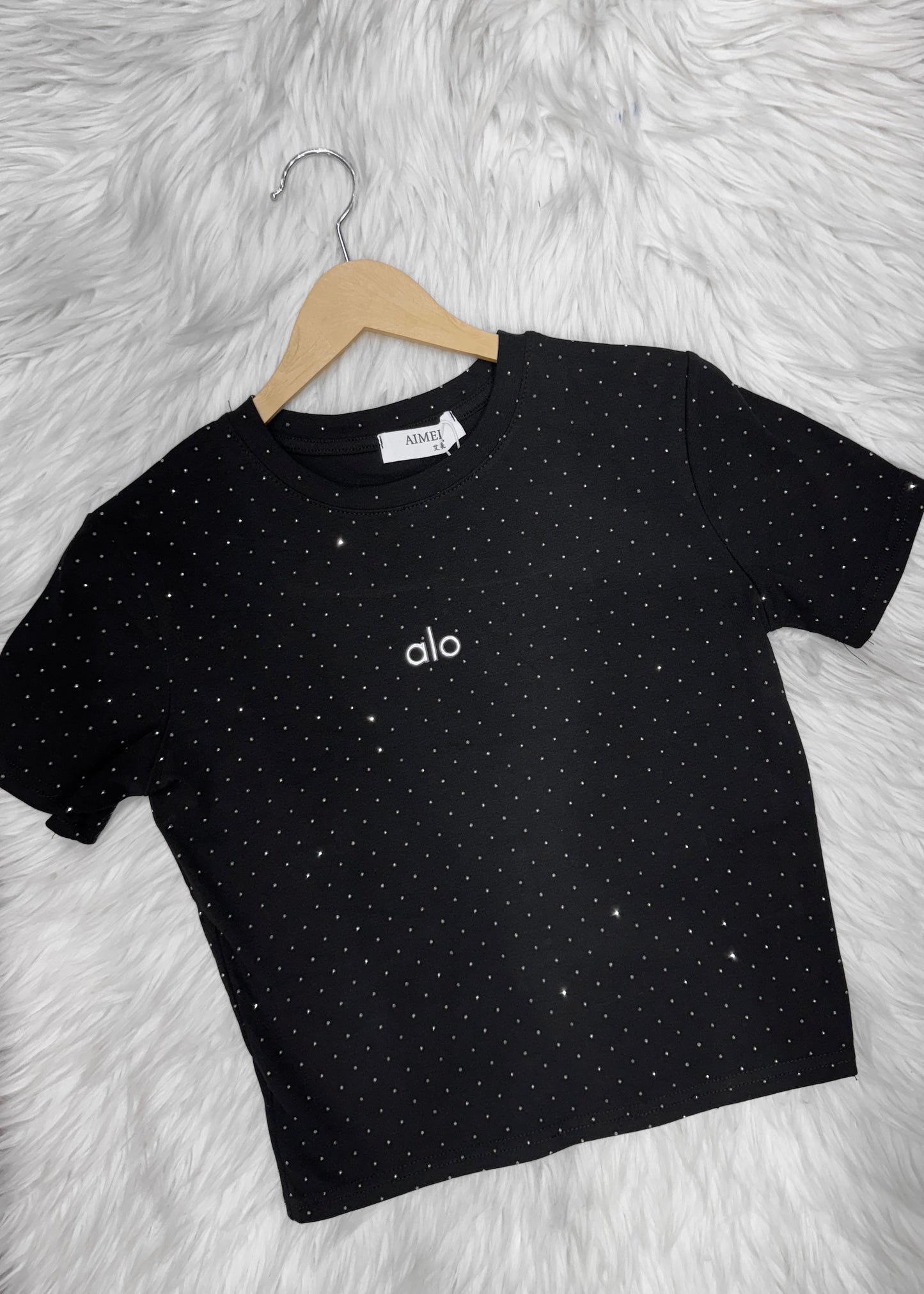 Stone studded T-shirt